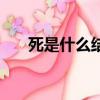 死是什么結構的字體（死是什么結構）