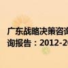 廣東戰略決策咨詢報告：2012-2013（關于廣東戰略決策咨詢報告：2012-2013介紹）