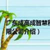廣東成高成智慧科技有限公司（關于廣東成高成智慧科技有限公司介紹）