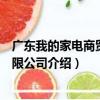廣東我的家電商貿易有限公司（關于廣東我的家電商貿易有限公司介紹）