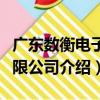 廣東數衡電子有限公司（關于廣東數衡電子有限公司介紹）