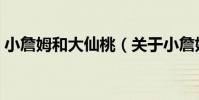 小詹姆和大仙桃(關于小詹姆和大仙桃簡介)