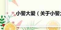 小警大愛(關于小警大愛簡介)
