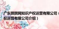 廣東撰撰網知識產權運營有限公司(關于廣東撰撰網知識產權運營有限公司介紹)
