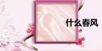 什么春風