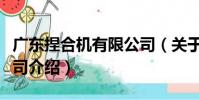 廣東捏合機有限公司(關于廣東捏合機有限公司介紹)