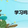 學習鳴贊（關于學習鳴贊介紹）