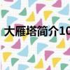 大雁塔簡介100字英語小學生（大雁塔簡介）