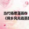 當代楊思藩畫作《侗鄉風光霞蒸蔚》（關于當代楊思藩畫作《侗鄉風光霞蒸蔚》介紹）