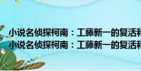 小說名偵探柯南:工藤新一的復活和黑衣組織的對決(關于小說名偵探柯南:工藤新一的復活和黑衣組織的對決簡介)
