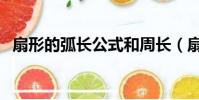 扇形的弧長公式和周長(扇形的弧長公式)