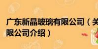 廣東新晶玻璃有限公司(關于廣東新晶玻璃有限公司介紹)
