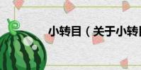 小轉目(關于小轉目簡介)