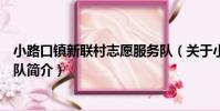 小路口鎮新聯村志愿服務隊(關于小路口鎮新聯村志愿服務隊簡介)