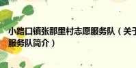 小路口鎮張那里村志愿服務隊(關于小路口鎮張那里村志愿服務隊簡介)