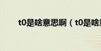 t0是啥意思啊(t0是啥意思是什么)