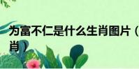 為富不仁是什么生肖圖片(為富不仁是什么生肖)