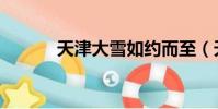 天津大雪如約而至(天津大雪)