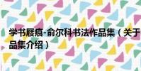 學書屐痕-俞爾科書法作品集(關于學書屐痕-俞爾科書法作品集介紹)
