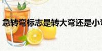 急轉彎標志是轉大彎還是小彎(急轉彎標志)
