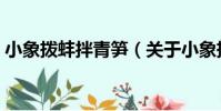 小象撥蚌拌青筍(關于小象撥蚌拌青筍簡介)
