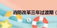 消防改革三年過渡期(消防改革)