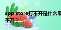 app store打不開是什么原因(app store打不開)