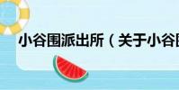 小谷圍派出所(關于小谷圍派出所簡介)