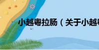 小越粵拉腸(關于小越粵拉腸簡介)