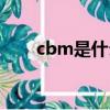 cbm是什么崗位（cbm是什么單位）