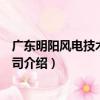廣東明陽風電技術有限公司（關于廣東明陽風電技術有限公司介紹）