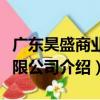 廣東昊盛商業有限公司（關于廣東昊盛商業有限公司介紹）