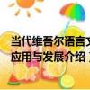 當代維吾爾語言文字應用與發展（關于當代維吾爾語言文字應用與發展介紹）