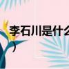 李石川是什么電視劇（李石川是什么電視劇名）