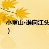 小重山·誰向江頭遺恨濃（關于小重山·誰向江頭遺恨濃簡介）