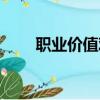 職業價值觀類型（職業價值觀分析）