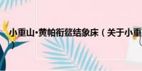 小重山·黃帕銜鰲結象床(關于小重山·黃帕銜鰲結象床簡介)