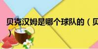 貝克漢姆是哪個球隊的(貝克漢姆是哪個球隊)
