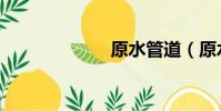 原水管道(原水)
