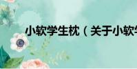 小軟學生枕(關于小軟學生枕簡介)