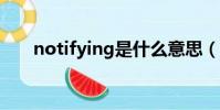 notifying是什么意思(notifyicon)