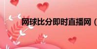 網球比分即時直播網(網球比分)
