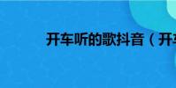 開車聽的歌抖音(開車聽的歌)
