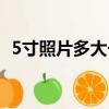 5寸照片多大長寬是幾厘米（5寸照片多大）