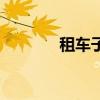 租車子多少錢一天（租車子）