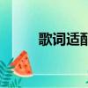 歌詞適配是正規的嗎（歌詞適配）