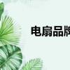 電扇品牌排行榜大全（電扇品牌）