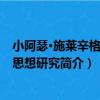 小阿瑟·施萊辛格史學思想研究（關于小阿瑟·施萊辛格史學思想研究簡介）