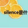 silence是什么詞性（silence是什么意思）