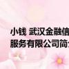小錢 武漢金融信息服務有限公司（關于小錢 武漢金融信息服務有限公司簡介）